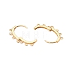 Brass Hoop Earrings Findings KK-T070-05G-2