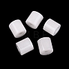 Natural White Jade European Beads G-P520-05W-1