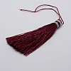 Nylon Tassels Big Pendant Decorations HJEW-L010-18-1