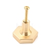 Hexagon with Marble Pattern Brass Box Handles & Knobs DIY-P054-C10-3