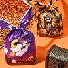60Pcs 2 Styles Rabbit Shaped Halloween Candy Plastic Bags ABAG-FS0001-06-9