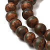 Natural Tibetan Agate Beads Strands G-H066-A01-01-3