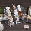 3-Tier Desktop Acrylic Doll Organizer Display Riser Stands ODIS-WH0030-344-3