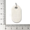 Anti-Tarnish 304 Stainless Steel Pendants STAS-G346-18P-3