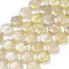 Natural Lemon Quartz(Heated) Beads Strands G-L660-A05-01-2