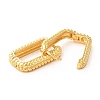 Brass Hoop Earrings EJEW-F273-02A-G-2