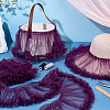 2 Yards Polyester Ruffled Trimming DIY-PH0038-24B-4