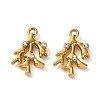 304 Stainless Steel with Crystal Rhinestone Charms RB-L002-02G-1