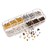 Brass Crimp Beads Covers KK-TA0007-01-13