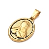 Religion 304 Stainless Steel Pendants STAS-H264-13D-AG-2