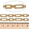 201 Stainless Steel Rectangle Link Chains Chains CHS-F024-06G-2