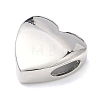Heart Brass Slide Charms X-KK-P349-18B-P-2