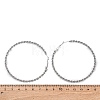 304 Stainless Steel Hoop Earrings EJEW-S250-02A-P-5