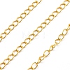Brass Curb Chains KK-P304-02A-G-1