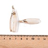 Natural Sea Shell Pendants SSHEL-N038-29-3