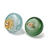 5Pcs Handmade Lampwork Pendants LAMP-L087-01G-2