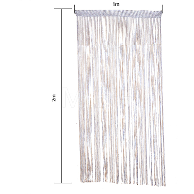 Polyester Silk Door String Curtain AJEW-CJC0001-16B-1