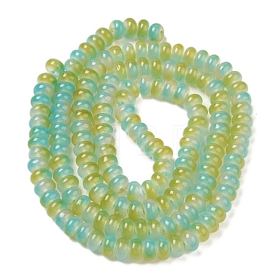 Baking Paint Glass Beads Strands DGLA-C003-01F-1