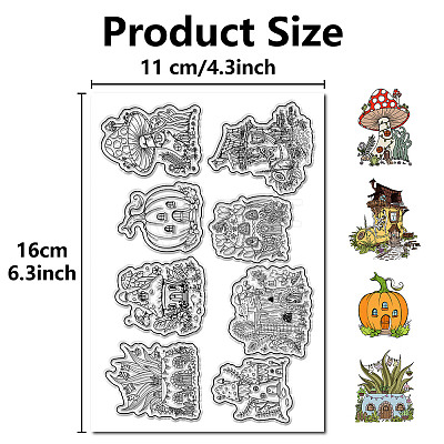 Custom PVC Plastic Clear Stamps DIY-WH0439-0093-1