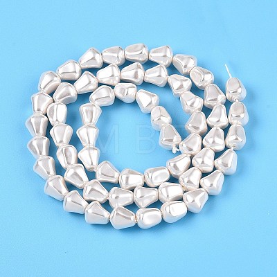 Transparent Spray Painted Glass Beads Strands GLAA-N001-28-1