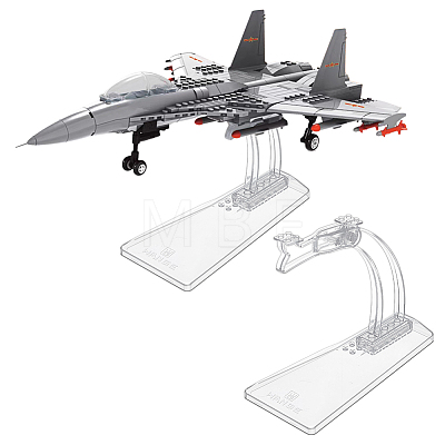 ABS Plastic Model Aircraft Display Stands ODIS-WH0079-041-1