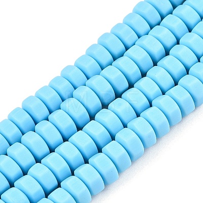 Handmade Polymer Clay Beads Strand CLAY-T021-01N-1