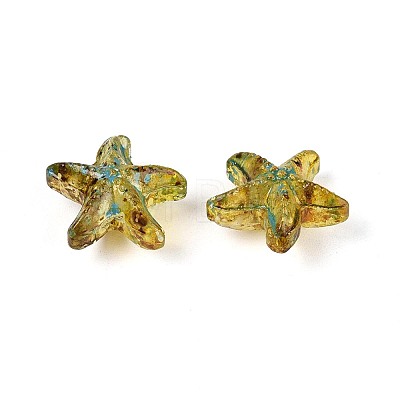 Picasso Transparent Glass Beads SEED-N012-02A-1