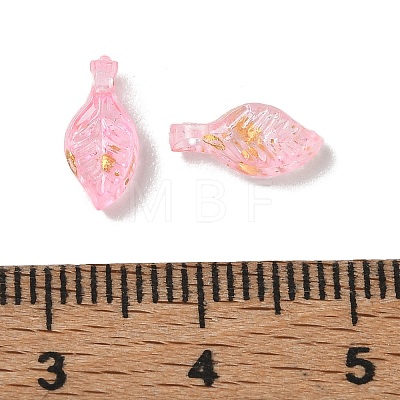 Transparent Acrylic and Gold Foil Pendants AC-CBAF9C1-04A-09-1