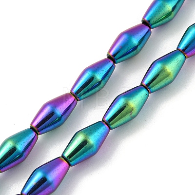 Electroplated Synthetic Non-magnetic Hematite Beads Strands G-Z032-B02-02D-1