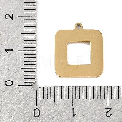 Ion Plating(IP) 304 Stainless Steel Pendants STAS-C108-04G-1