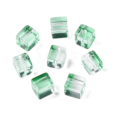 Baking Paint Transparent Glass Beads DGLA-N005-01A-05-1