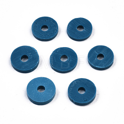 Eco-Friendly Handmade Polymer Clay Beads CLAY-R067-8.0mm-B44-1