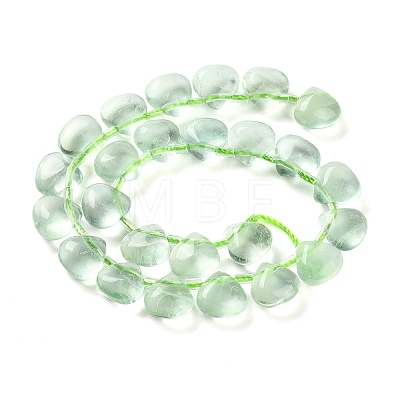 Natural Green Fluorite Beads Strands G-G116-A02-01-1