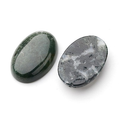 Natural Indian Agate Oval Cabochons G-L394-03-30x20mm-1