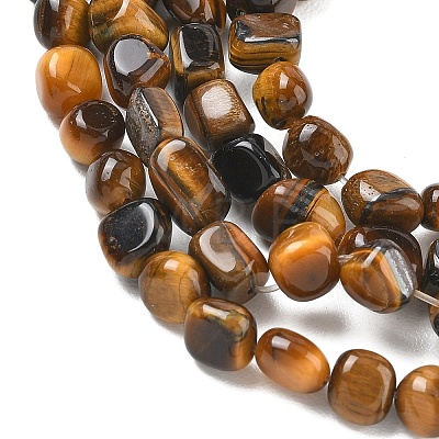Natural Tiger Eye Beads Strands GG-CBA9392-33-1