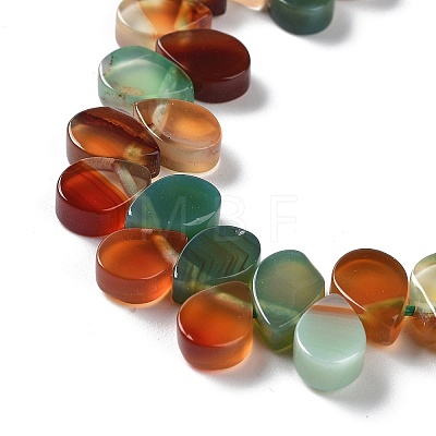 Natural Agate Beads Strands G-G021-04A-02-1