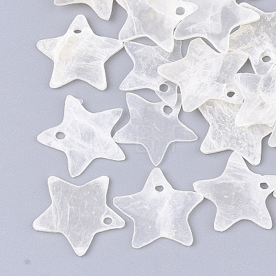 Capiz Shell Charms LS-X-SHEL-T012-24-1