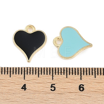 Alloy Enamel Charms FIND-K020-27G-1