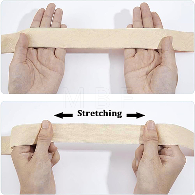 5 Yards Polyester Non-slip Elastic Bands SRIB-GF0001-62A-1
