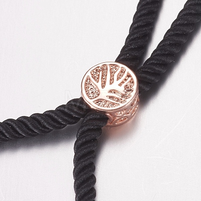 Nylon Twisted Cord Bracelet Making MAK-F019-04-1