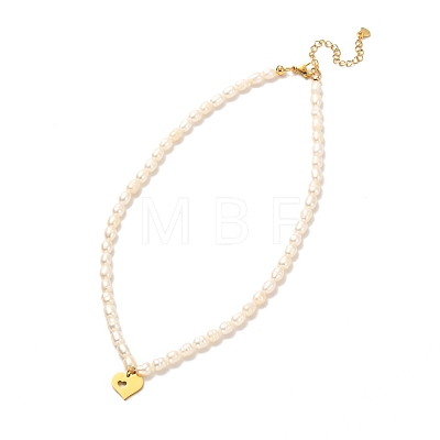 Heart Pendant Necklace for Girl Women NJEW-JN03682-02-1