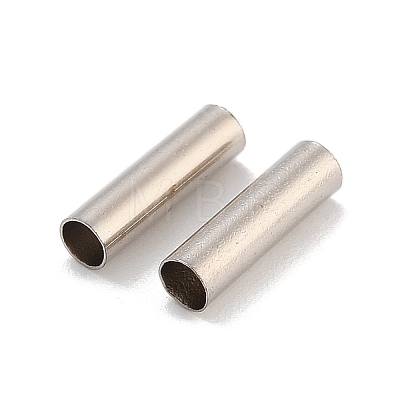 Brass Tube Beads KK-B120-03F-P-1