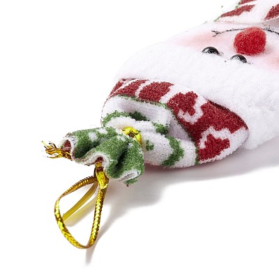 Non Woven Fabric Christmas Pendant Decorations AJEW-P099-05-1