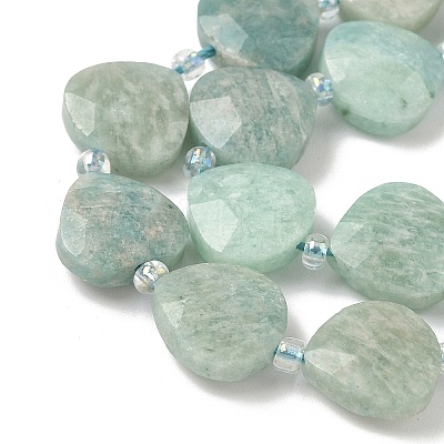 Natural Amazonite Beads Strands G-D316-A01-01-1
