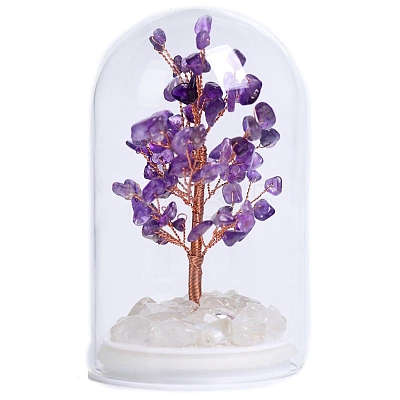 Natural Amethyst Tree of Life Decorations PW-WGF3F59-08-1