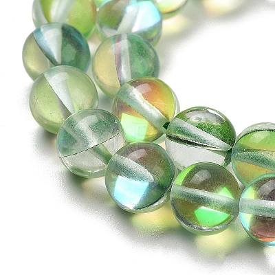 Transparent Glass Beads GLAA-B022-8mm-18-1