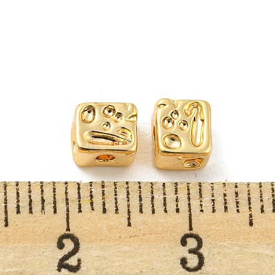 Brass Beads KK-D090-08G-1