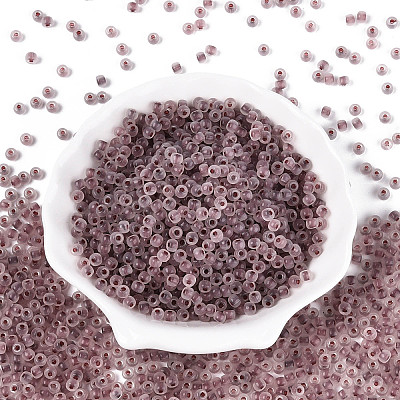6/0 Transparent Inside Colours Glass Seed Beads SEED-N008-08C-1
