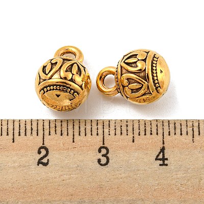Tibetan Style Alloy Charms FIND-M011-03AG-1