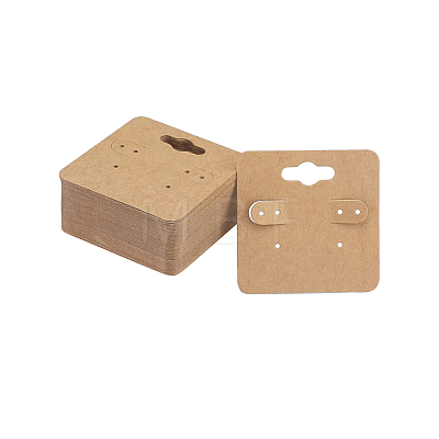 100Pcs Paper Earring Display Cards CDIS-DJ0001-15C-1
